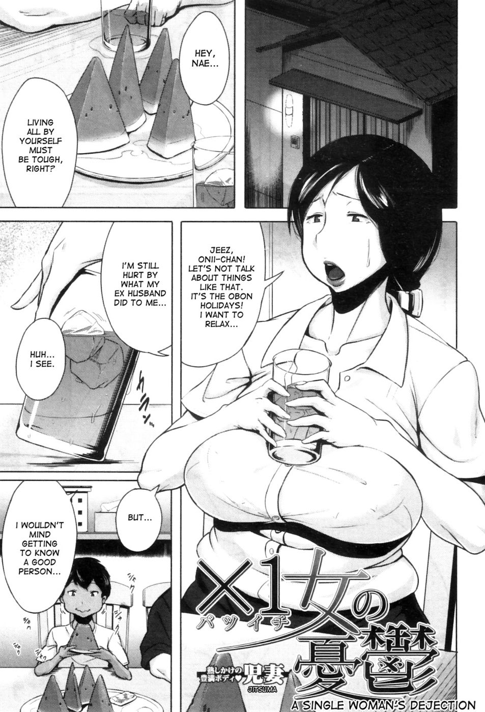 Hentai Manga Comic-A single woman's dejection-Read-1